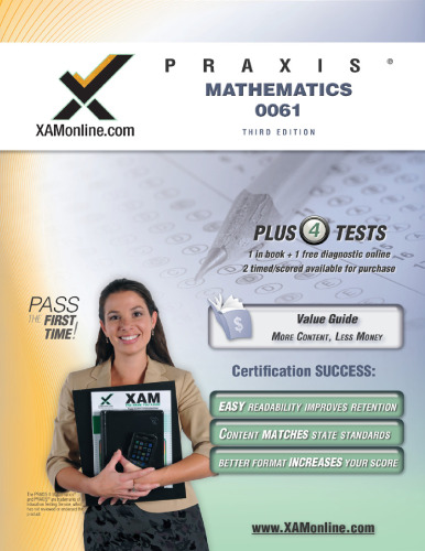 PRAXIS II Mathematics 0061 Teacher Certification Test Prep Study Guide (Praxis II Teacher's XAM)