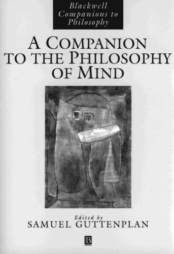 A Companion to the Philosophy of Mind