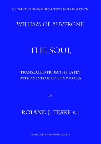 The Soul (Mediaeval Philosophical Texts in Translation)