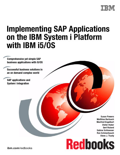 Implementing SAP Applications on the IBM System i Platform with IBM i5 OS