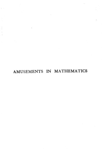 Amusements in mathematics