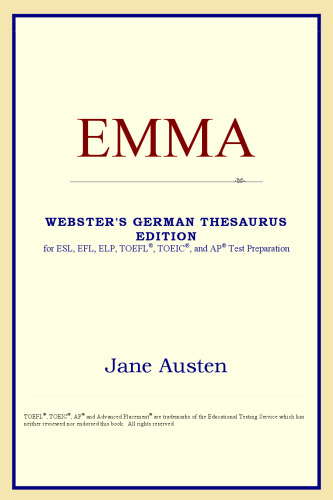 Emma (Webster's German Thesaurus Edition)