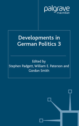 Developments in German Politics