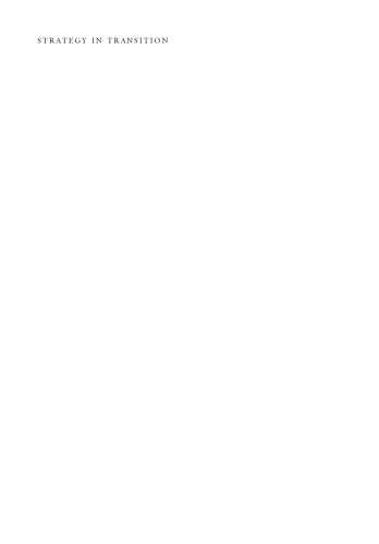 Strategy in Transition (Strategic Management Society)