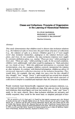 Cognition, Vol. 8, No. 3