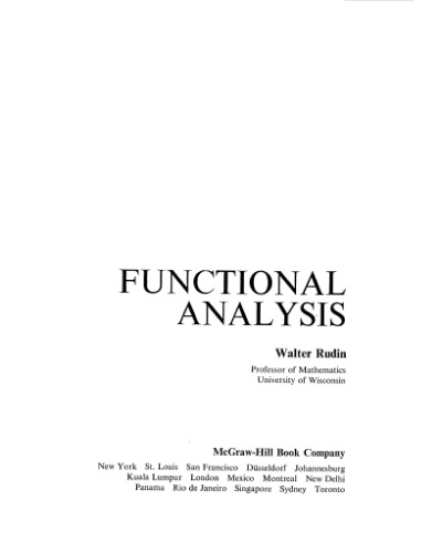 Functional Analysis