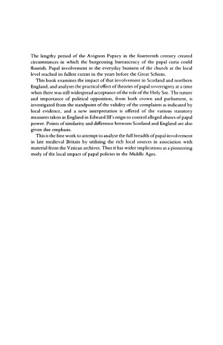 The Papacy, Scotland and Northern England, 1342-1378
