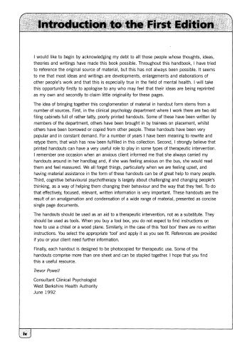 The Mental Health Handbook, Revised Edition