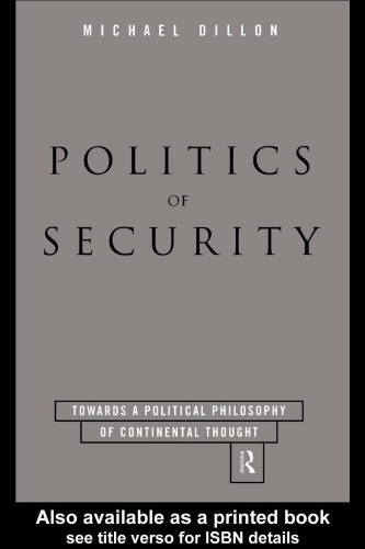 Politics of Security: Towards a Political Philosophy of Continental Thought