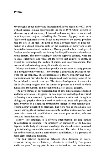 The Theory of Money and Financial Institutions: Volume 1