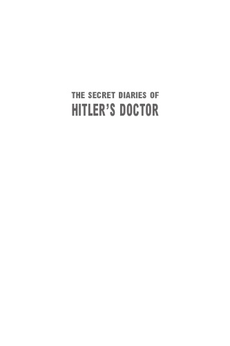 Secret Diaries of Hitler's Doctor