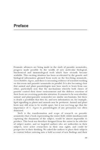 Parasitic Nematodes: Molecular Biology, Biochemistry and Immunology