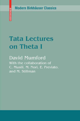 Tata Lectures on Theta I