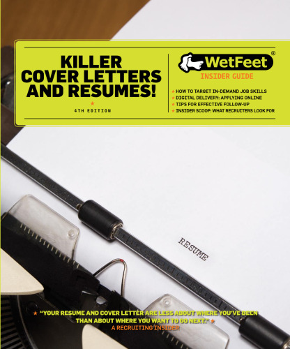 Killer Cover Letters and Resumes!
