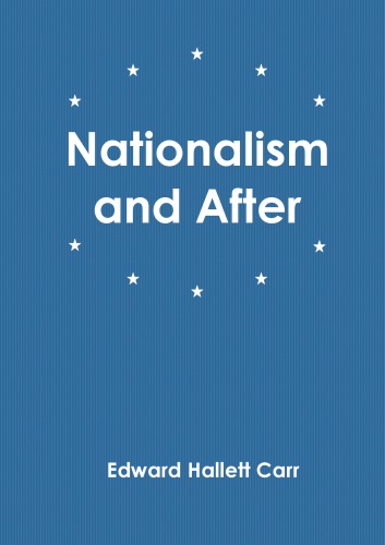 Nationalism and After