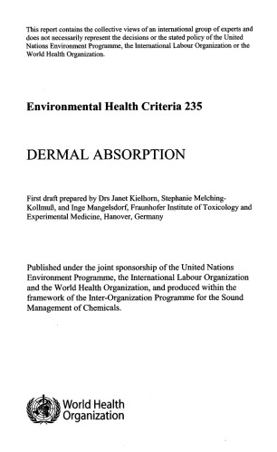 Dermal Absorption (Environmental Health Criteria Series)