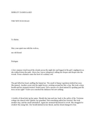 The Witch Is Dead (Ophelia & Abby Mysteries, No. 5)