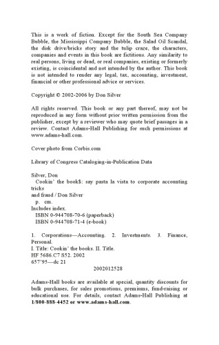 Cookin' the Book$: Say Pasta la Vista to Corporate Accounting Tricks and Fraud