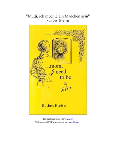 Mutti, ich möchte ein Mädchen sein
