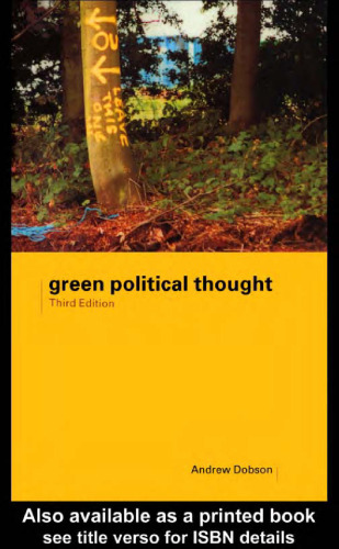 Green Political Thought: 3rd Edition