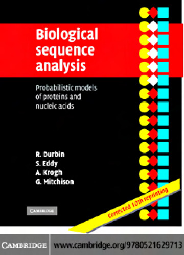 Biological Sequence Analysis: Probabilistic Models of Proteins and Nucleic Acids