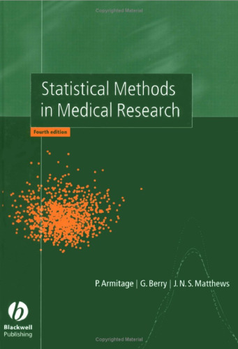 Statistical Methods in Medical Research 4th Edition