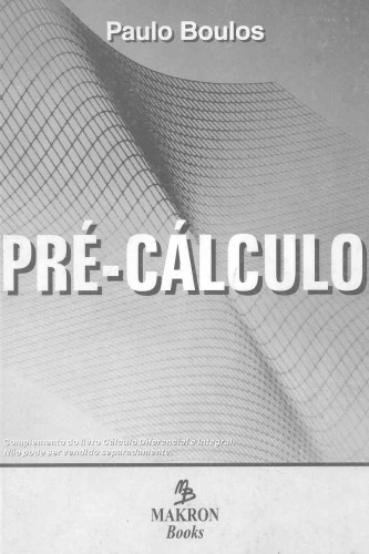 Pré-Cálculo (Portuguese)