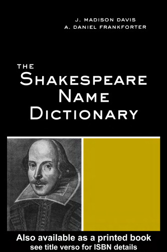 The Shakespeare Name Dictionary
