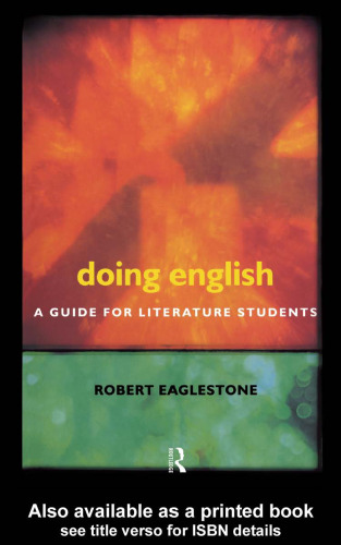 Doing English :Guide for Literature Students (Routledge)