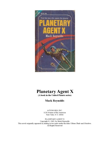 Planetary Agent X