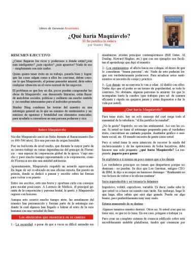 Qué haría Maquiavelo