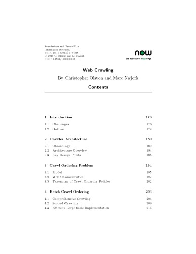 Web Crawling
