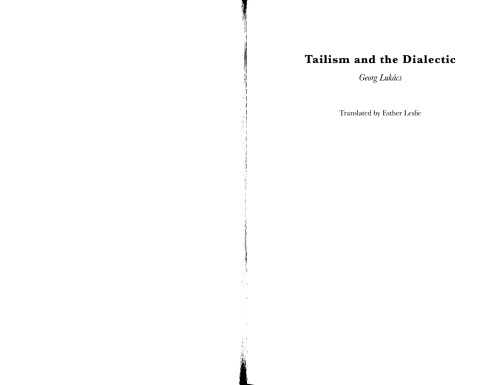 A Defence of History and Class Consciousness: tailism and the dialectic