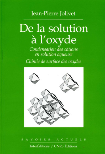 De la solution à  l'oxyde  French