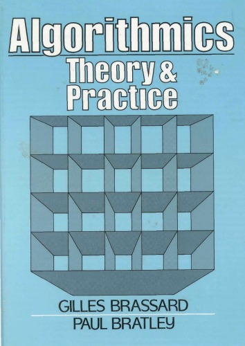 Algorithmics: Theory and Practice