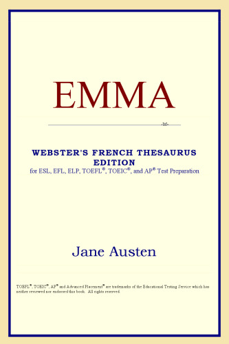 Emma (Webster's French Thesaurus Edition)