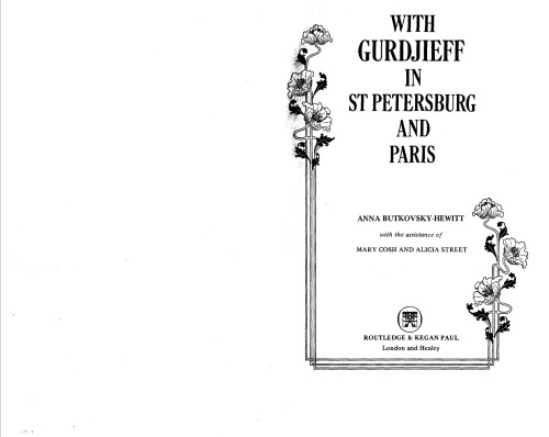 With Gurdjieff in St.Petersburg and Paris
