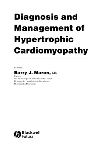 Diagnosis and Management of Hypertrophic Cardiomyopathy
