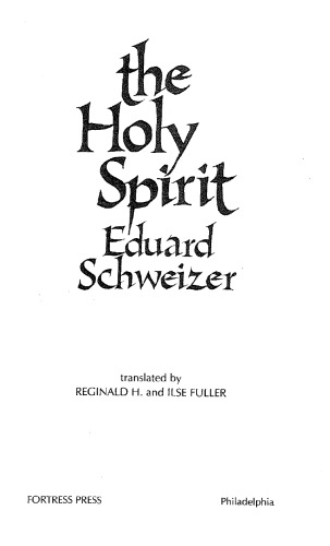 The Holy Spirit