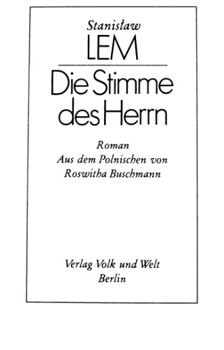Die Stimme des Herrn