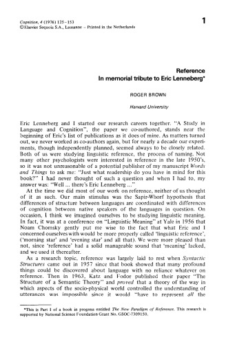 Cognition, Vol. 4, No. 2