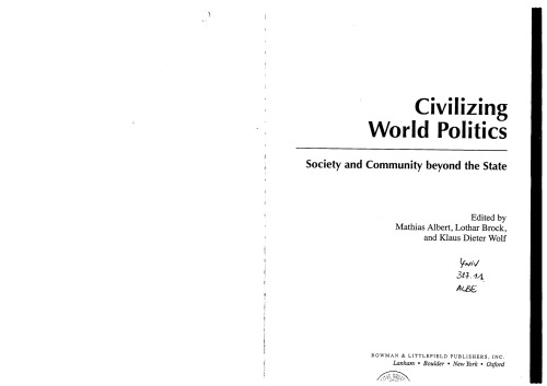 Civilizing World Politics