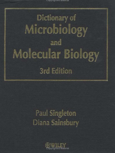 Dictionary of Microbiology & Molecular Biology
