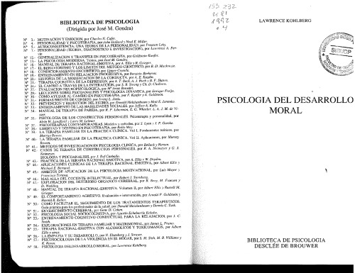 Psicología Del Desarrollo Moral