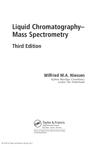 Liquid chromatography--mass spectrometry