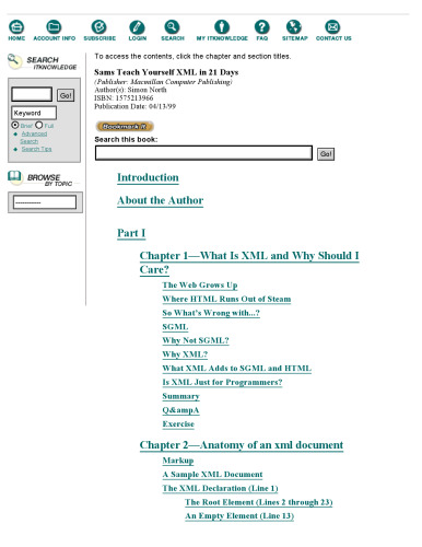 Sams Teach Yourself XML in 21 Days