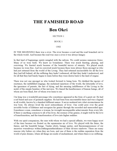 The Famished Road