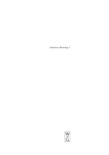 Laboratory Phonology VII