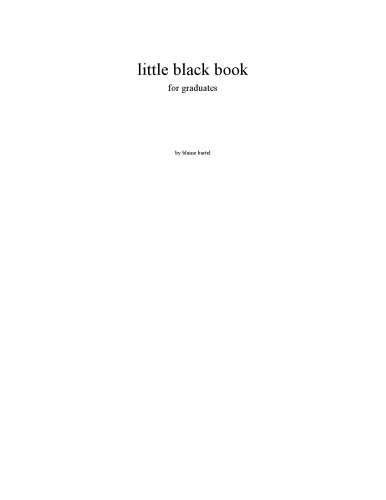 Little Black Book for Graduates (Little Black Book, 5)