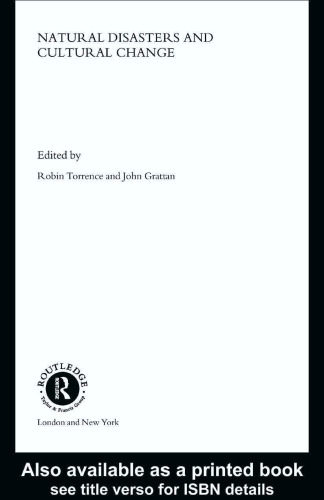Natural Disasters and Cultural Change (One World Archaeology)